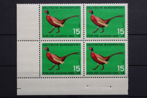 Deutschland, MiNr. 465, Viererblock, Ecke links unten, postfrisch