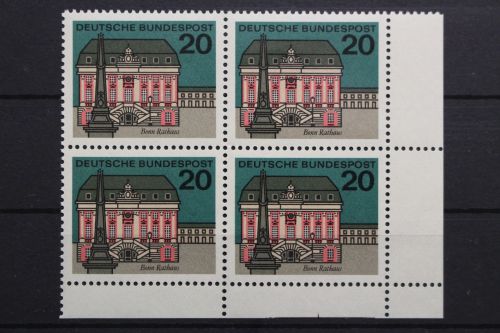 Deutschland, MiNr. 424, Viererblock, Ecke re. unten, postfrisch