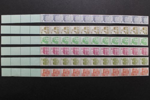 Deutschland, MiNr. 913-1143 A II R, Elferstreifen, postfrisch