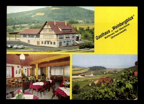 Bottenau, OT von Oberkirch, Gasthaus Weinbergblick