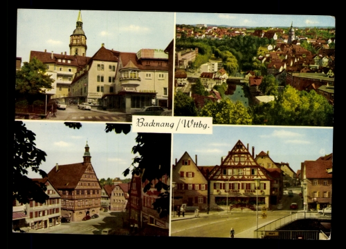 Backnang/Wttbg., 4 Ortsansichten