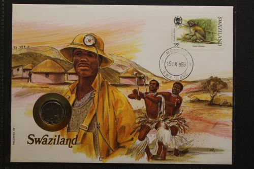 Swasiland, Numisbrief, 19.9.1989