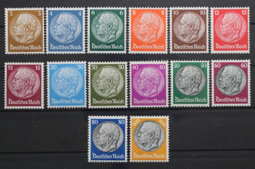 Deutsches Reich, MiNr. 482-495, postfrisch