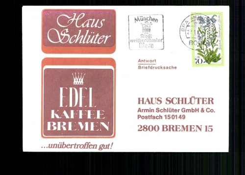 Berlin, MiNr. 559 auf portogerechter Briefdrucksache