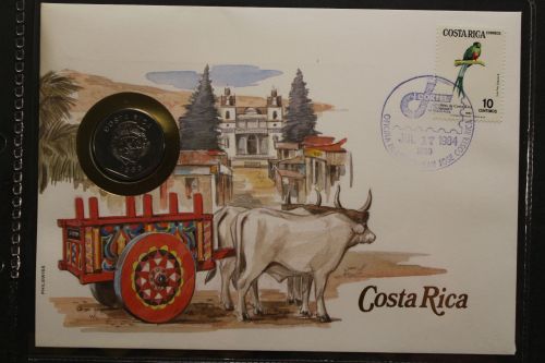 Costa Rica, Numisbrief, 17.7.1984