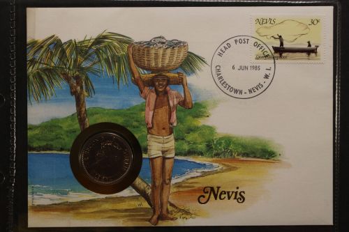 Nevis, Numisbrief 6.6.1985