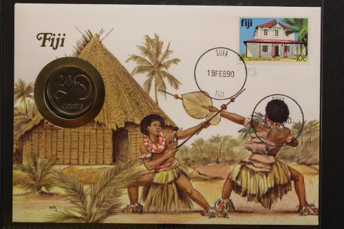 Fiji, Numisbrief, 19.2.90