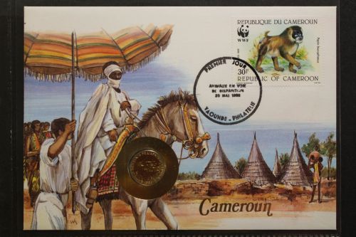 Kamerun, Numisbrief, 25.5.1988