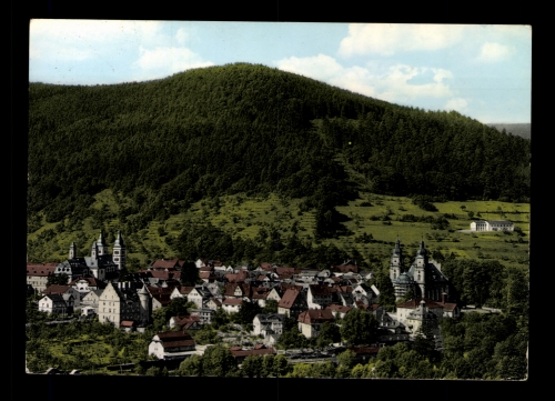 Amorbach/Odenwald, Gesamtansicht mit Jugendherberge