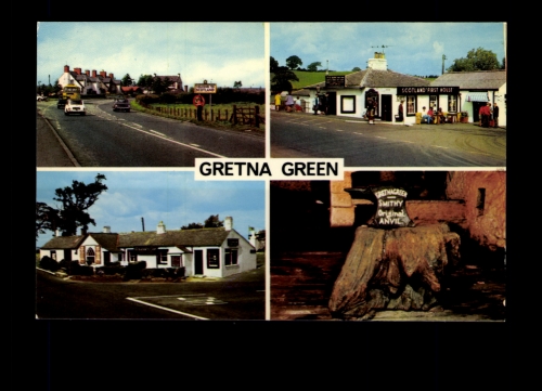 Gretna Green, Südschottland, 4 Bilderkarte
