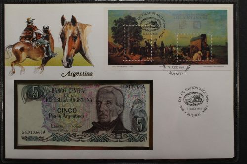 Argentinien, Banknotenbrief, 6.7.1985