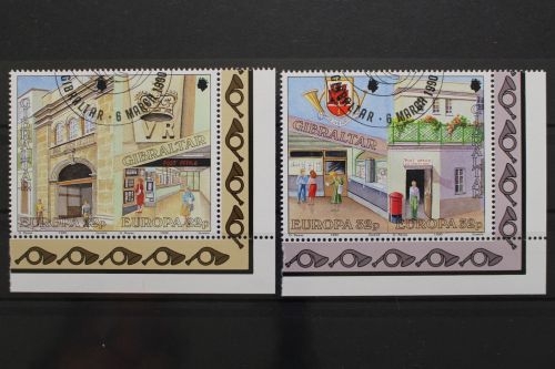 Gibraltar, MiNr. 590-593 Paare, gestempelt
