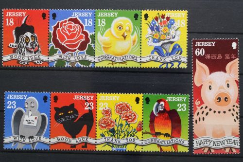 Jersey, MiNr. 678-686, postfrisch