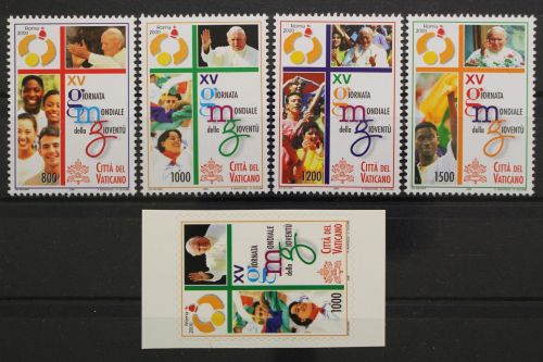 Vatikan, MiNr. 1346-1349 + 1350 skl, postfrisch