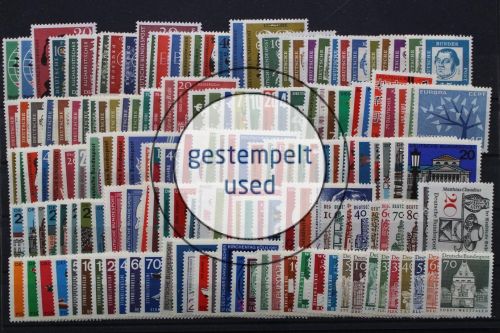 Deutschland (BRD), MiNr. 326-611, Jahrgänge 1960-1969, gestempelt