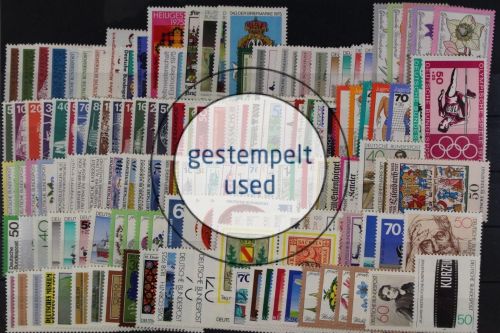 Deutschland, MiNr. 826-1032 - Jahrgänge 1975-1979, Kollektion, gestempelt