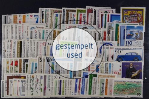 Deutschland, MiNr. 1033-1233 - Jahrgänge 1980-1984, Kollektion, gestempelt