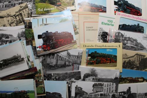Eisenbahn, über 250 Karten mit herrlichen Motiven