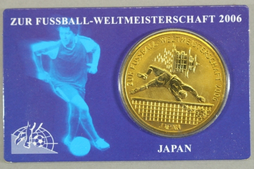 Medaille zur Fussball WM 2006, Ausgabe für Japan