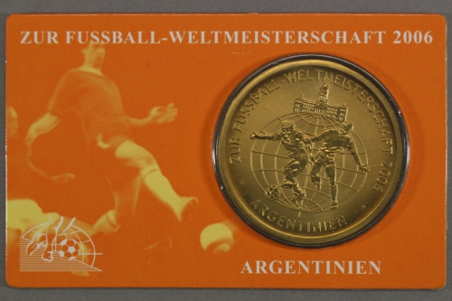 Medaille zur Fussball WM 2006, Ausgabe für Argentinien