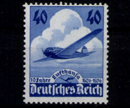 Deutsches Reich, MiNr. 603, Falz