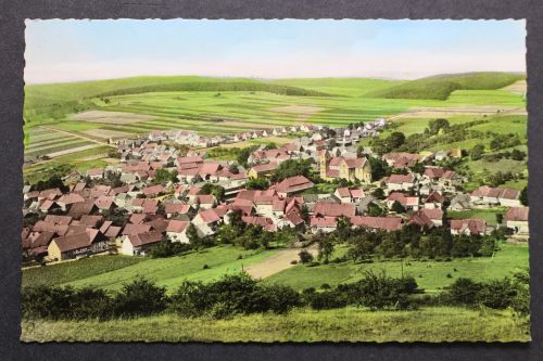 Fredelsloh OT v. Moringen, Blick von der Weper auf den Ort