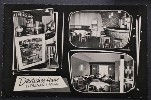 Liebenau i. Hann. Deutsches Haus, Innenansichten, Inh. Ernst Freese