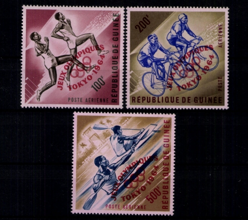 Guinea, MiNr. 239-241 a, postfrisch