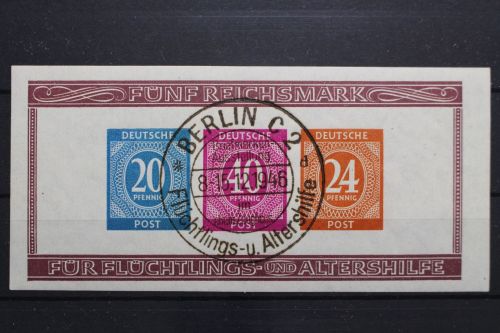 Gem. Ausgaben, MiNr. Block 12 B SST Berlin, gestempelt