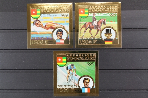 Togo, MiNr. 962-964 B, postfrisch