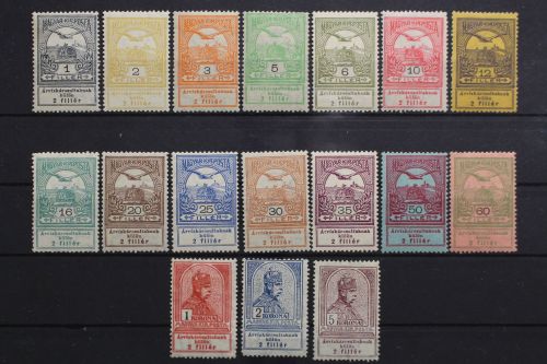 Ungarn, MiNr. 128-144, postfrisch