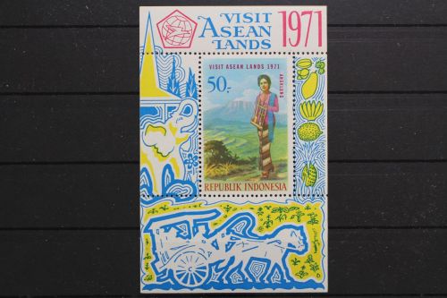 Indonesien, MiNr. Block 17, Falz