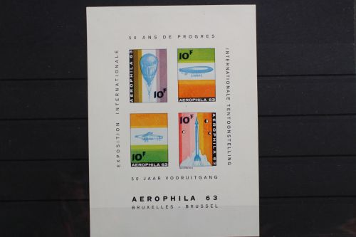 Vignette, Aerophila 63, Brüssel, postfrisch