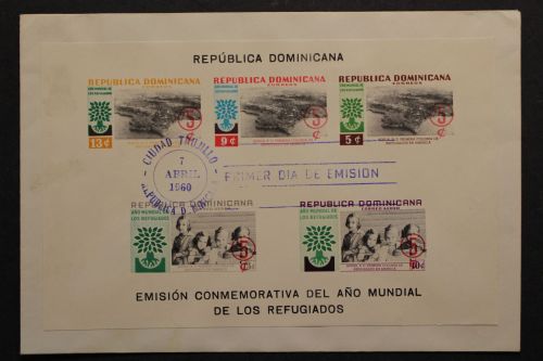 Dominikanische Republik, MiNr. Block 24 B, FDC