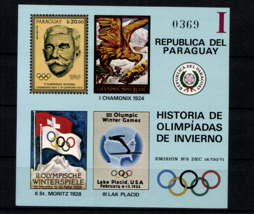 Paraguay, MiNr. Block 182, postfrisch