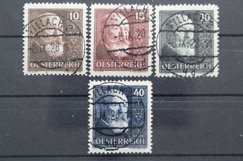 Österreich, MiNr. 494-497, gestempelt
