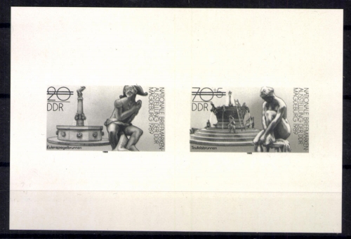 DDR, MiNr. 3265-3266, Schwarzdruck