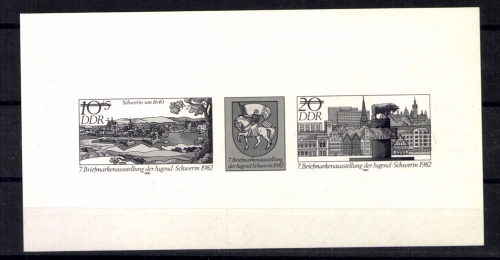 DDR, MiNr. 2722-2723, Schwarzdruck