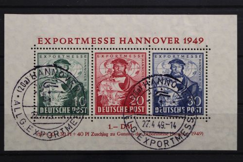 Bizone, MiNr. Block 1 a, ESST, BPP Signatur