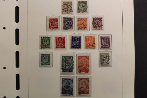 Deutsches Reich Weimarer Republik 1923-1932, gestempelte Sammlung