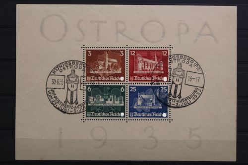 Deutsches Reich, MiNr. Block 3, SST Königsberg, gestempelt