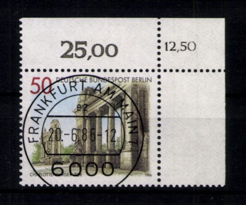 Berlin, MiNr. 761, Ecken rechts oben mit Kbwz, gestempelt
