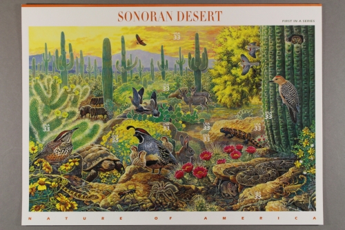 USA, MiNr. 3100-3109 Folienbogen selbstklebend, postfrisch