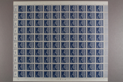 Berlin, MiNr. 290, 100er Bogen, DZ 12, postfrisch