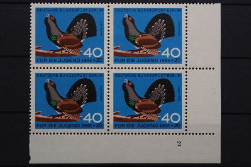 Berlin, MiNr. 253, Viererblock, Ecke re. unten, FN 2, postfrisch