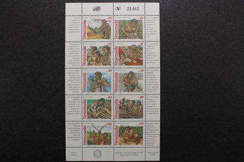 Venezuela, MiNr. 2920-2929 Kleinbogen, postfrisch