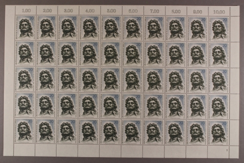 Berlin, MiNr. 304, 50er Bogen, Formnummer 1, postfrisch