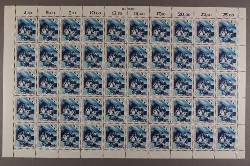 Berlin, MiNr. 345, 50er Bogen, Formnummer 2, postfrisch