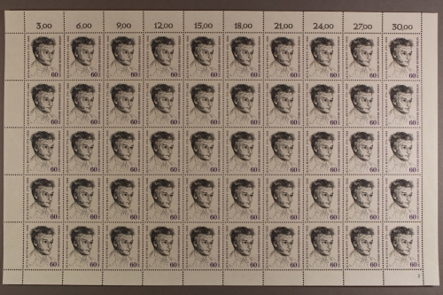 Berlin, MiNr. 426, 50er Bogen, Formnummer 2, postfrisch