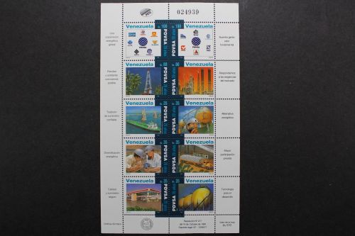 Venezuela, MiNr. 2961-2970 Kleinbogen, postfrisch